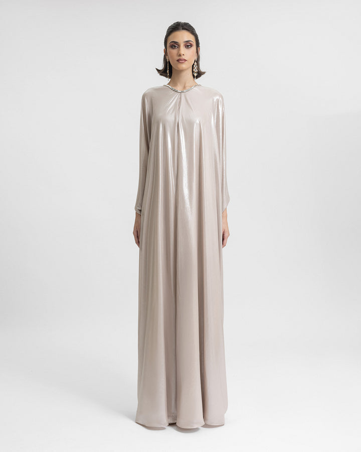 Draped Dropped-Down Back Kaftan