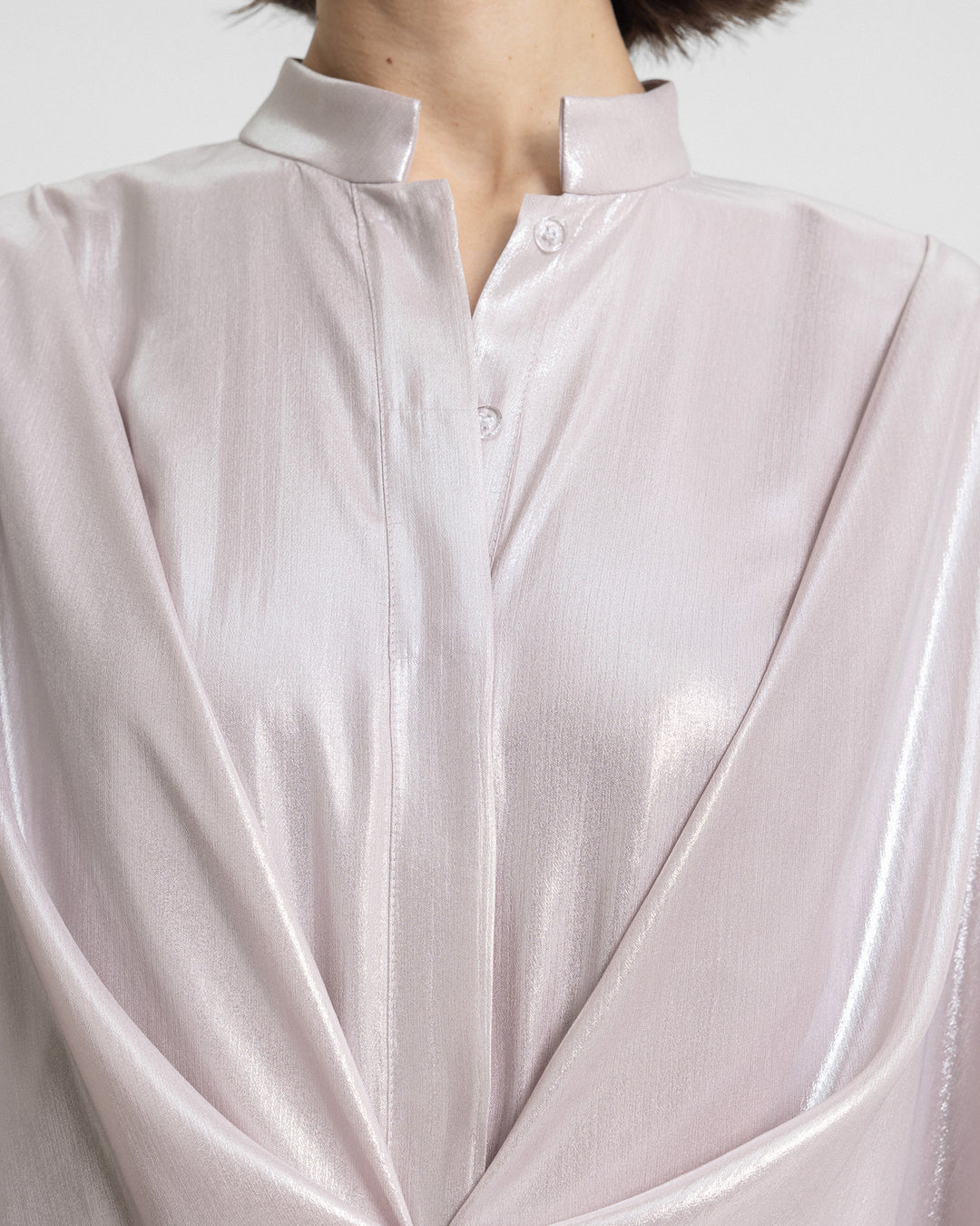 Draped Loose-Cut Kaftan