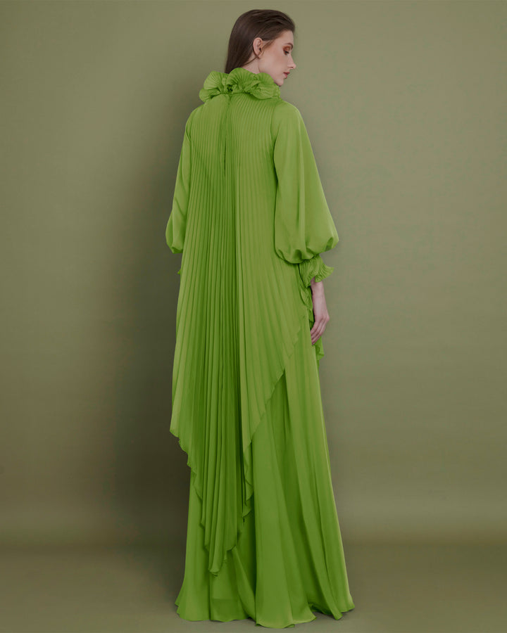 Loose Cut Green Kaftan