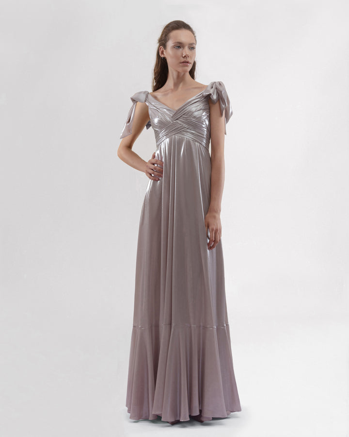 Draped Upper Part Dress