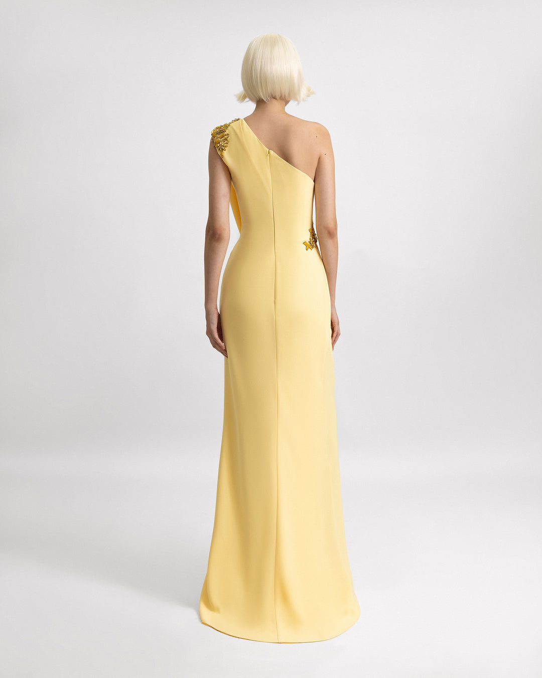 One-Shoulder Draped Dress