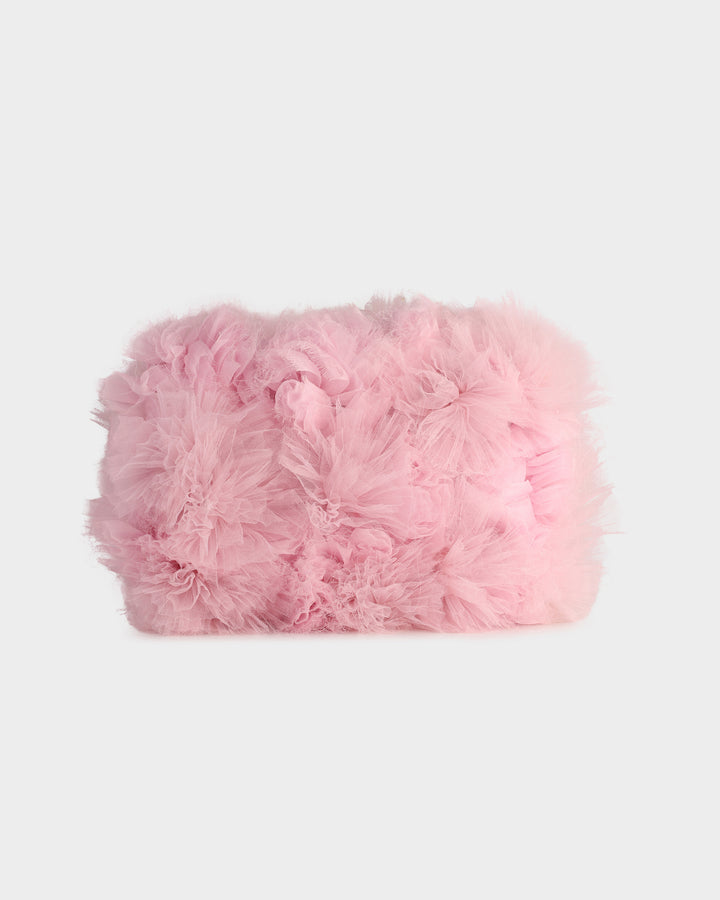 Rushed Tulle Clutch