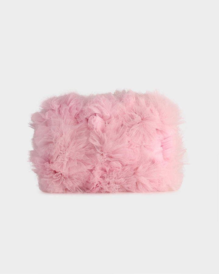 Rushed Tulle Clutch