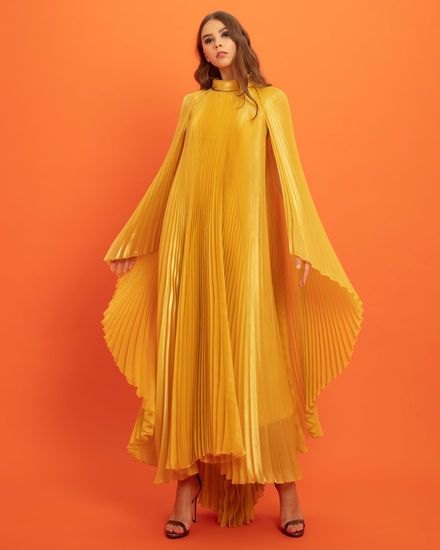 Asymmetrical Pleated Cape - Women - Ready-to-Wear