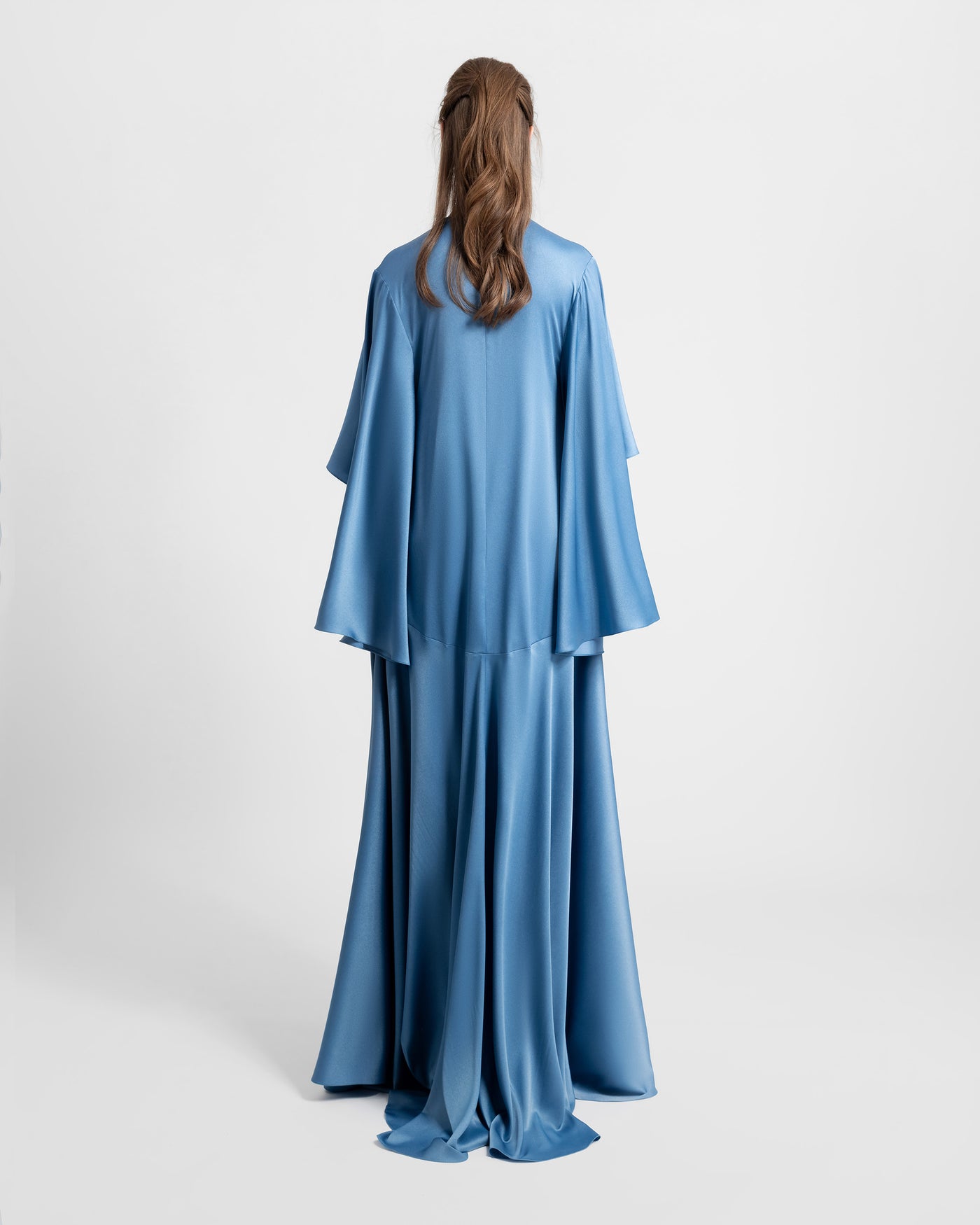 Loose-Cut Bell Sleeves Dress – Gemy Maalouf