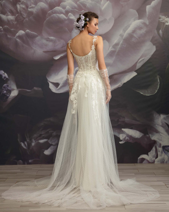 Heart Neckline Gown