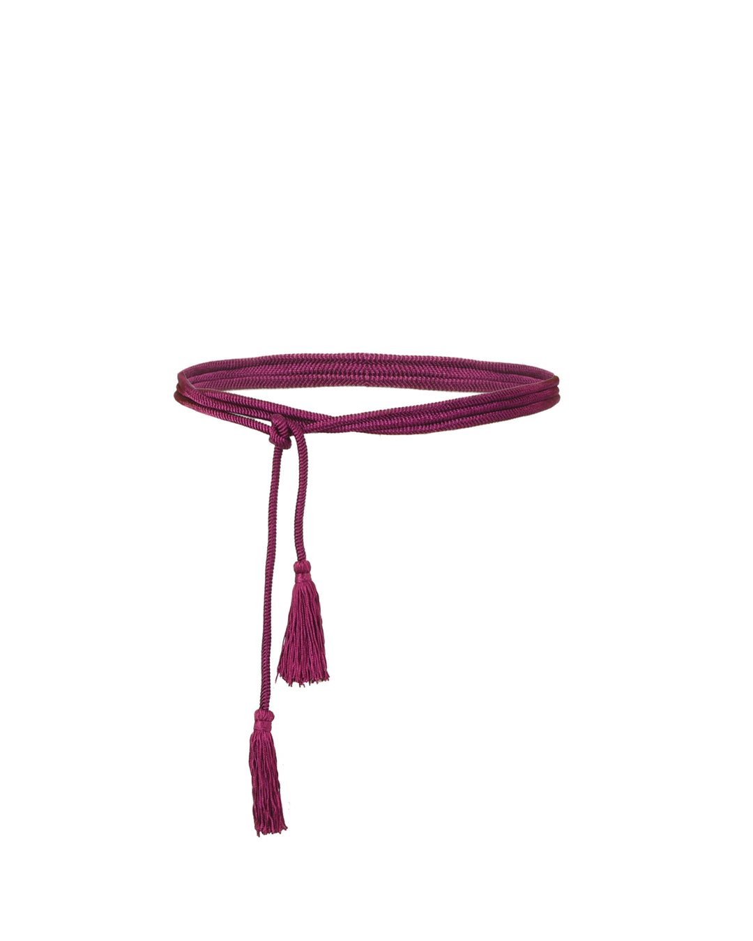 Wraparound Purple Belt With Tassels